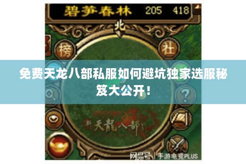 免费天龙八部私服如何避坑独家选服秘笈大公开! 免费天龙八部私服如何避坑独家选服秘笈大公开!
