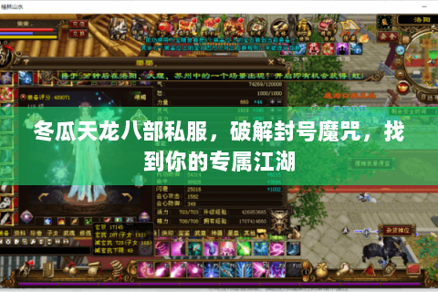 冬瓜天龙八部私服,破解封号魔咒,找到你的专属江湖 冬瓜天龙八部私服,破解封号魔咒,找到你的专属江湖