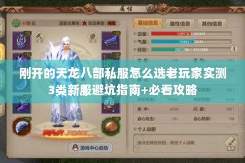 刚开的天龙八部私服怎么选老玩家实测3类新服避坑指南+必看攻略 刚开的天龙八部私服怎么选老玩家实测3类新服避坑指南+必看攻略