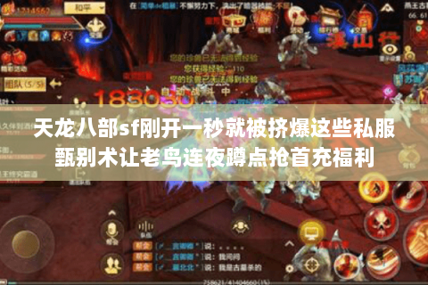 天龙八部sf刚开一秒就被挤爆这些私服甄别术让老鸟连夜蹲点抢首充福利 天龙八部sf刚开一秒就被挤爆这些私服甄别术让老鸟连夜蹲点抢首充福利