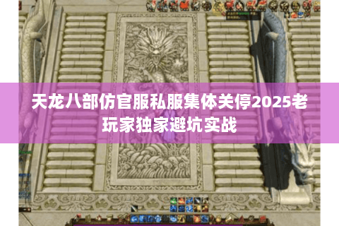 天龙八部仿官服私服集体关停2025老玩家独家避坑实战 天龙八部仿官服私服集体关停2025老玩家独家避坑实战