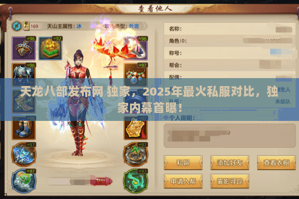 天龙八部发布网 独家,2025年最火私服对比,独家内幕首曝! 天龙八部发布网 独家,2025年最火私服对比,独家内幕首曝!