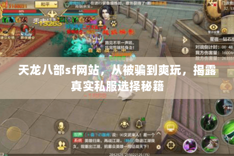 天龙八部sf网站,从被骗到爽玩,揭露真实私服选择秘籍 天龙八部sf网站,从被骗到爽玩,揭露真实私服选择秘籍