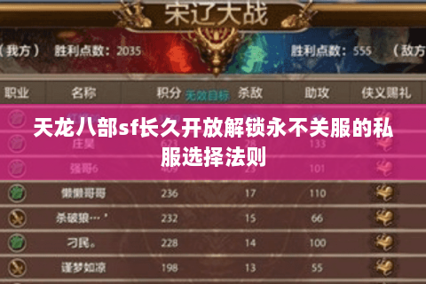 天龙八部sf长久开放解锁永不关服的私服选择法则 天龙八部sf长久开放解锁永不关服的私服选择法则