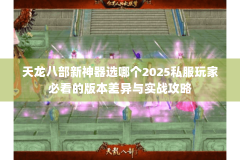 天龙八部新神器选哪个2025私服玩家必看的版本差异与实战攻略 天龙八部新神器选哪个2025私服玩家必看的版本差异与实战攻略