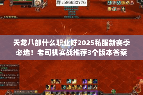 天龙八部什么职业好2025私服新赛季必选!老司机实战推荐3个版本答案 天龙八部什么职业好2025私服新赛季必选!老司机实战推荐3个版本答案