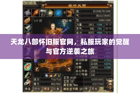 天龙八部怀旧服官网,私服玩家的觉醒与官方逆袭之旅 天龙八部怀旧服官网,私服玩家的觉醒与官方逆袭之旅