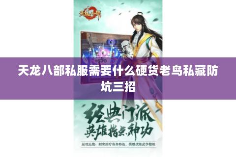 天龙八部私服需要什么硬货老鸟私藏防坑三招 天龙八部私服需要什么硬货老鸟私藏防坑三招