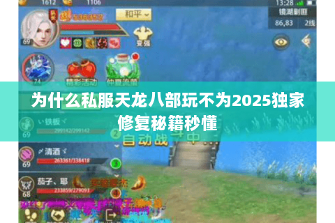 为什么私服天龙八部玩不为2025独家修复秘籍秒懂 为什么私服天龙八部玩不为2025独家修复秘籍秒懂