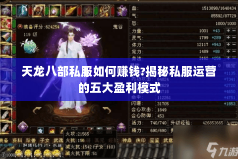 天龙八部私服如何赚钱?揭秘私服运营的五大盈利模式 天龙八部私服如何赚钱?揭秘私服运营的五大盈利模式
