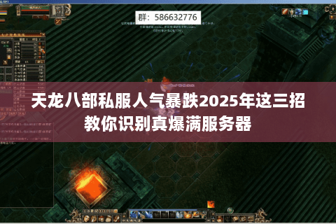 天龙八部私服人气暴跌2025年这三招教你识别真爆满服务器 天龙八部私服人气暴跌2025年这三招教你识别真爆满服务器