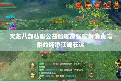 天龙八部私服公益服哪家强破解消费陷阱的纯净江湖在这 天龙八部私服公益服哪家强破解消费陷阱的纯净江湖在这