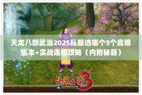天龙八部武当2025私服选哪个3个高爆版本+实战连招攻略(内附秘籍) 天龙八部武当2025私服选哪个3个高爆版本+实战连招攻略(内附秘籍)