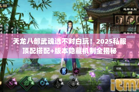 天龙八部武魂选不对白玩!2025私服顶配搭配+版本隐藏机制全揭秘 天龙八部武魂选不对白玩!2025私服顶配搭配+版本隐藏机制全揭秘