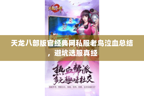 天龙八部版官经典网私服老鸟泣血总结,避坑选服真经 天龙八部版官经典网私服老鸟泣血总结,避坑选服真经