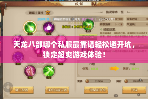 天龙八部哪个私服最靠谱轻松避开坑,锁定超爽游戏体验! 天龙八部哪个私服最靠谱轻松避开坑,锁定超爽游戏体验!