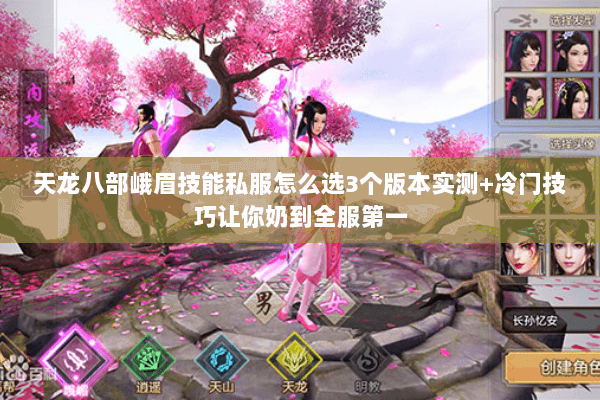 天龙八部峨眉技能私服怎么选3个版本实测+冷门技巧让你奶到全服第一 天龙八部峨眉技能私服怎么选3个版本实测+冷门技巧让你奶到全服第一