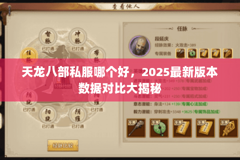 天龙八部私服哪个好,2025最新版本数据对比大揭秘 天龙八部私服哪个好,2025最新版本数据对比大揭秘