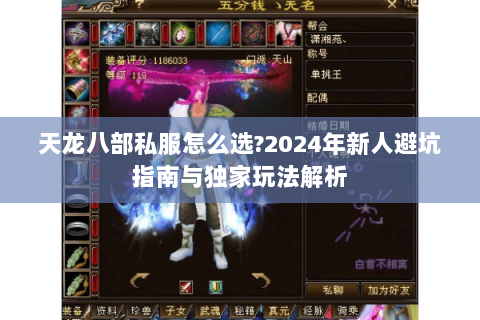 天龙八部私服怎么选?2024年新人避坑指南与独家玩法解析