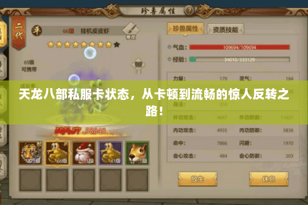 天龙八部私服卡状态,从卡顿到流畅的惊人反转之路! 天龙八部私服卡状态,从卡顿到流畅的惊人反转之路!