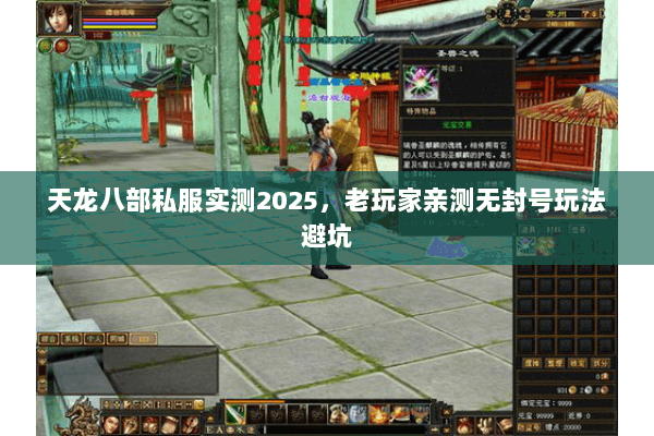 天龙八部私服实测2025,老玩家亲测无封号玩法避坑 天龙八部私服实测2025,老玩家亲测无封号玩法避坑