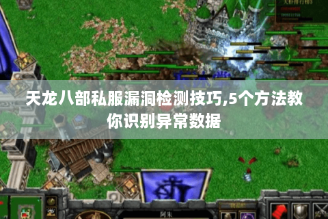 天龙八部私服漏洞检测技巧,5个方法教你识别异常数据 天龙八部私服漏洞检测技巧,5个方法教你识别异常数据