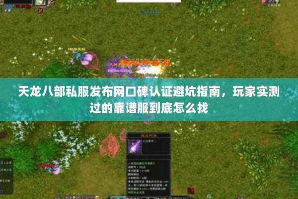 天龙八部私服发布网口碑认证避坑指南,玩家实测过的靠谱服到底怎么找 天龙八部私服发布网口碑认证避坑指南,玩家实测过的靠谱服到底怎么找