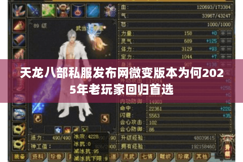 天龙八部私服发布网微变版本为何2025年老玩家回归首选 天龙八部私服发布网微变版本为何2025年老玩家回归首选