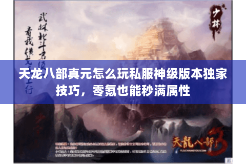 天龙八部真元怎么玩私服神级版本独家技巧，零氪也能秒满属性