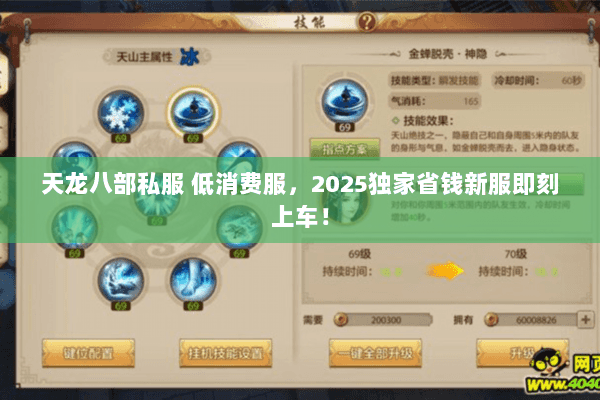 天龙八部私服 低消费服,2025独家省钱新服即刻上车! 天龙八部私服 低消费服,2025独家省钱新服即刻上车!