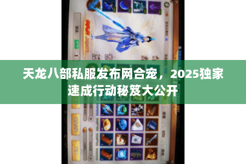 天龙八部私服发布网合宠,2025独家速成行动秘笈大公开 天龙八部私服发布网合宠,2025独家速成行动秘笈大公开