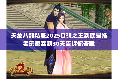 天龙八部私服2025口碑之王到底是谁老玩家实测30天告诉你答案 天龙八部私服2025口碑之王到底是谁老玩家实测30天告诉你答案