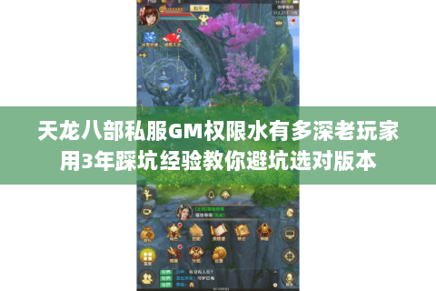 天龙八部私服GM权限水有多深老玩家用3年踩坑经验教你避坑选对版本 天龙八部私服GM权限水有多深老玩家用3年踩坑经验教你避坑选对版本