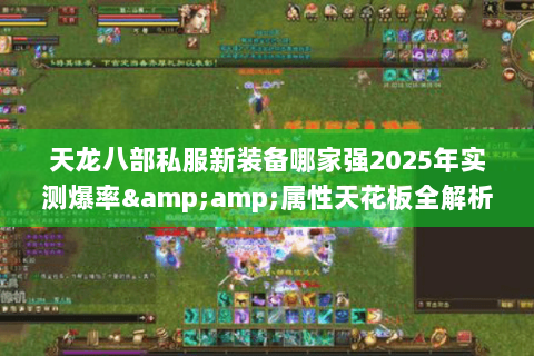 天龙八部私服新装备哪家强2025年实测爆率&属性天花板全解析 天龙八部私服新装备哪家强2025年实测爆率&属性天花板全解析