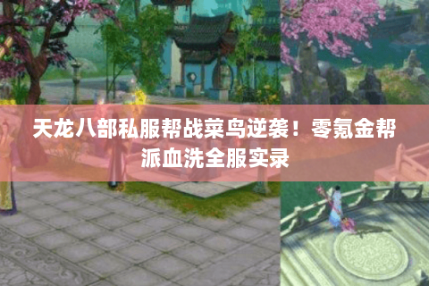 天龙八部私服帮战菜鸟逆袭!零氪金帮派血洗全服实录 天龙八部私服帮战菜鸟逆袭!零氪金帮派血洗全服实录
