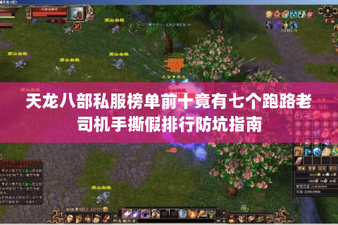 天龙八部私服榜单前十竟有七个跑路老司机手撕假排行防坑指南 天龙八部私服榜单前十竟有七个跑路老司机手撕假排行防坑指南