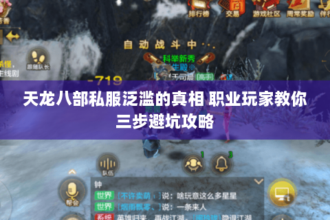 天龙八部私服泛滥的真相 职业玩家教你三步避坑攻略 天龙八部私服泛滥的真相 职业玩家教你三步避坑攻略