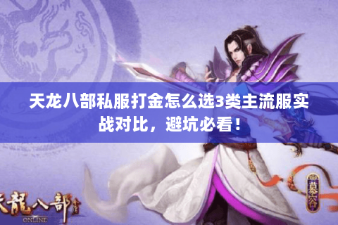 天龙八部私服打金怎么选3类主流服实战对比，避坑必看！