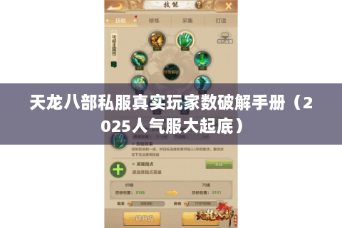 天龙八部私服真实玩家数破解手册(2025人气服大起底) 天龙八部私服真实玩家数破解手册(2025人气服大起底)