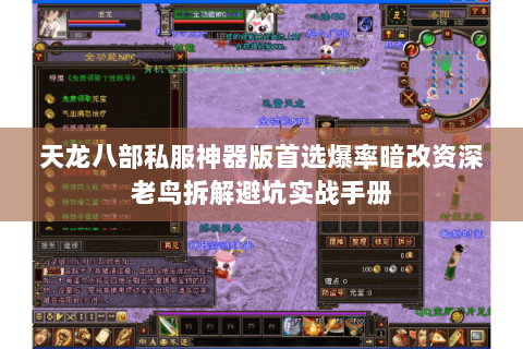 天龙八部私服神器版首选爆率暗改资深老鸟拆解避坑实战手册 天龙八部私服神器版首选爆率暗改资深老鸟拆解避坑实战手册
