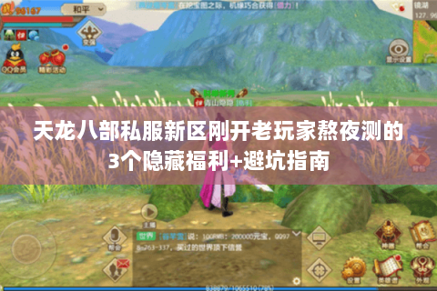 天龙八部私服新区刚开老玩家熬夜测的3个隐藏福利+避坑指南 天龙八部私服新区刚开老玩家熬夜测的3个隐藏福利+避坑指南