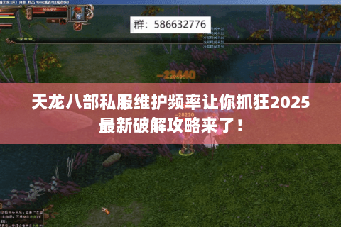 天龙八部私服维护频率让你抓狂2025最新破解攻略来了! 天龙八部私服维护频率让你抓狂2025最新破解攻略来了!