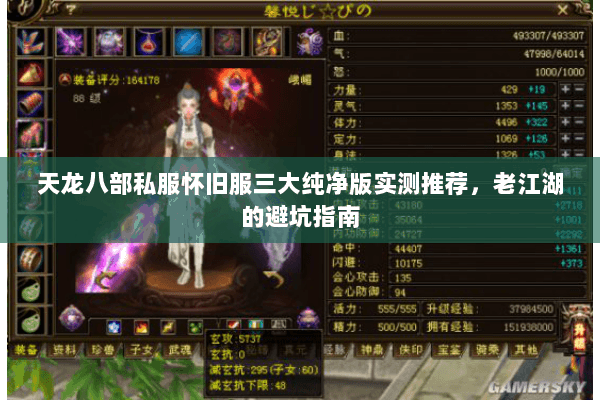 天龙八部私服怀旧服三大纯净版实测推荐,老江湖的避坑指南 天龙八部私服怀旧服三大纯净版实测推荐,老江湖的避坑指南