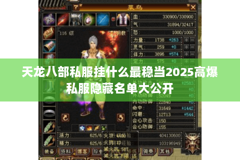 天龙八部私服挂什么最稳当2025高爆私服隐藏名单大公开 天龙八部私服挂什么最稳当2025高爆私服隐藏名单大公开