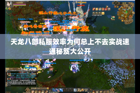 天龙八部私服效率为何总上不去实战速通秘笈大公开 天龙八部私服效率为何总上不去实战速通秘笈大公开