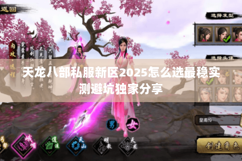 天龙八部私服新区2025怎么选最稳实测避坑独家分享 天龙八部私服新区2025怎么选最稳实测避坑独家分享