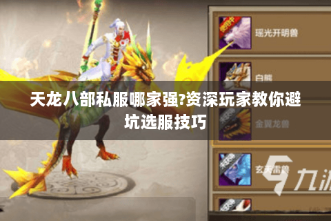 天龙八部私服哪家强?资深玩家教你避坑选服技巧 天龙八部私服哪家强?资深玩家教你避坑选服技巧