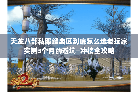 天龙八部私服经典区到底怎么选老玩家实测3个月的避坑+冲榜全攻略 天龙八部私服经典区到底怎么选老玩家实测3个月的避坑+冲榜全攻略