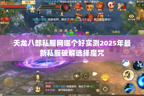 天龙八部私服网哪个好实测2025年最新私服破解选择魔咒 天龙八部私服网哪个好实测2025年最新私服破解选择魔咒