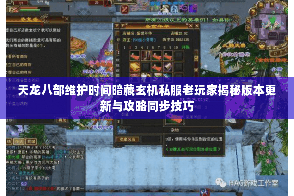天龙八部维护时间暗藏玄机私服老玩家揭秘版本更新与攻略同步技巧 天龙八部维护时间暗藏玄机私服老玩家揭秘版本更新与攻略同步技巧